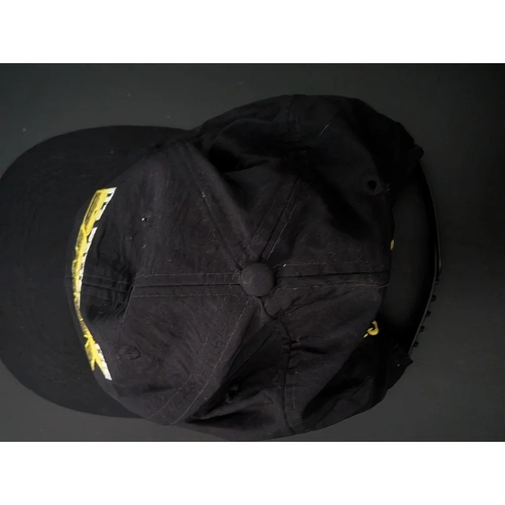 Vintage Myers's Original Dark Rum Black‎ Snapback Hat Better in the Dark 90s OS